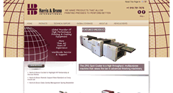 Desktop Screenshot of harris-bruno.com